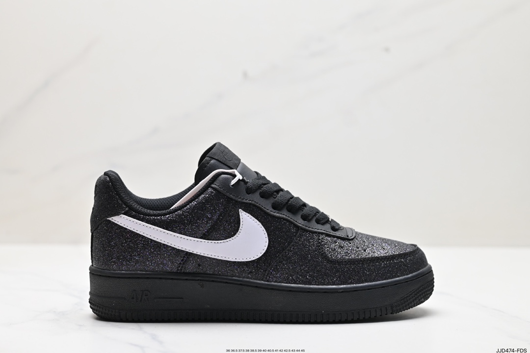 Air Jordan Force 1 Scarpe da Skate Air Jordan Nero Bianco Top bassi