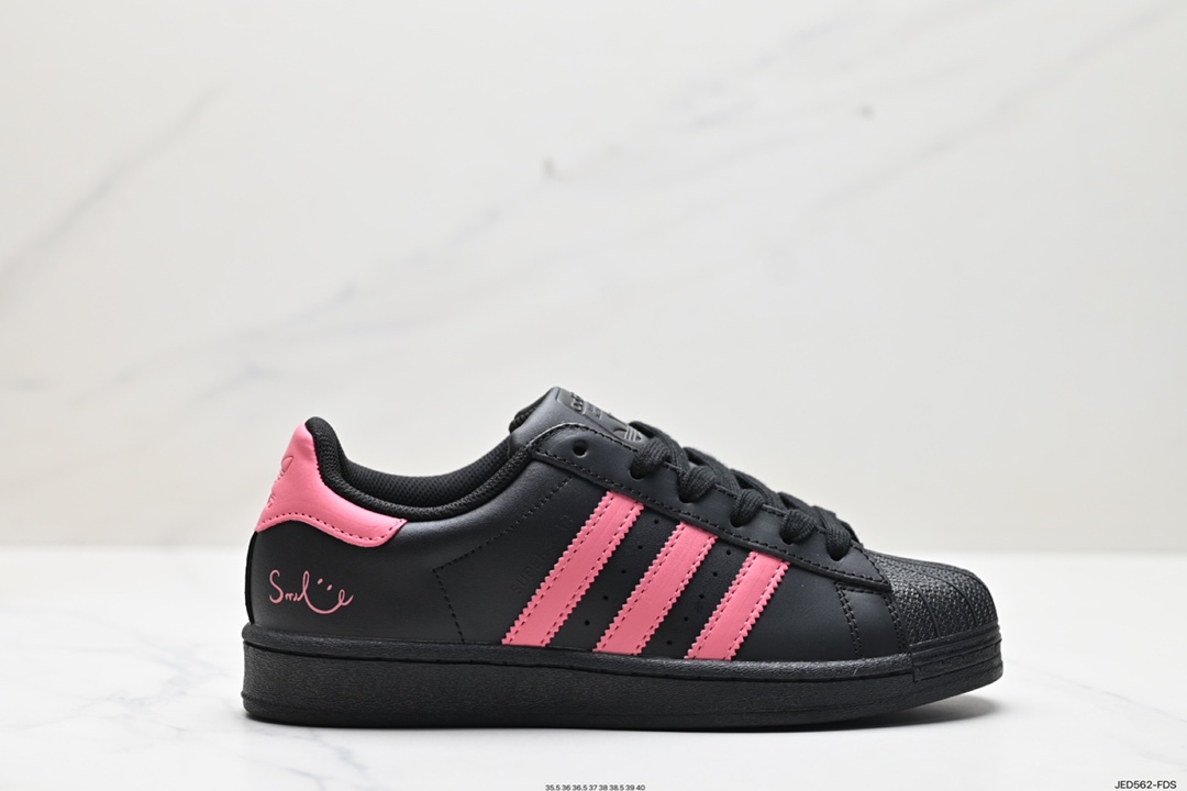 150 阿迪达斯Adidas三叶草 Originals Superstar Pride RM贝壳头板鞋 EG4957