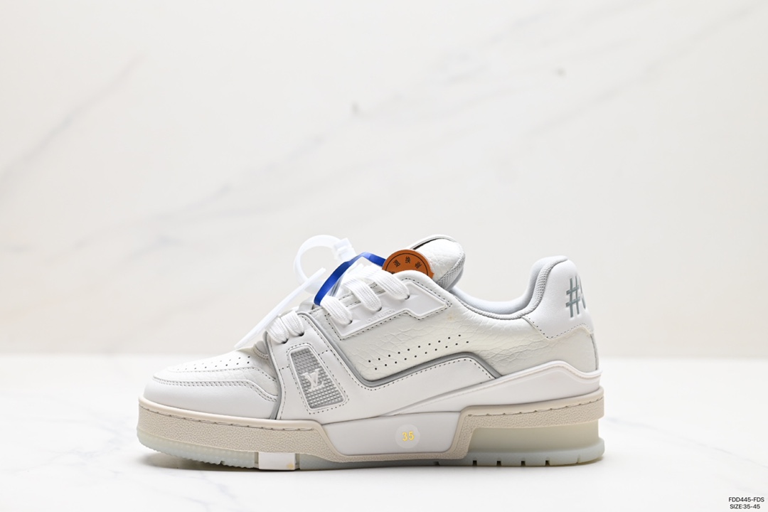 600 Louis Vuitton Trainer Sneaker Low 空胶版本