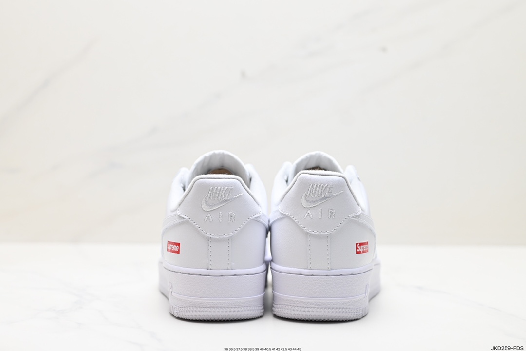 160 Nike Air Force 1 Low Supreme 全白 CU9225-001