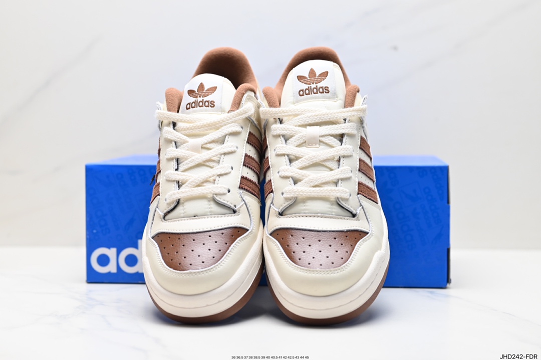 Adidas Forum LOW CL三叶草低邦 经典魔术贴复古板鞋  IG3900