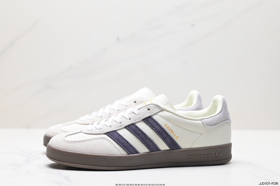 130 adidas Originals Gazelle INdoor Emmi 三叶草休闲防滑耐磨低帮板鞋 IH8548