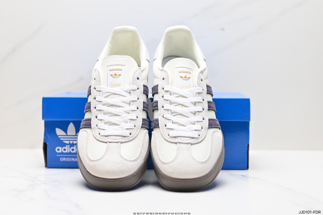 130 adidas Originals Gazelle INdoor Emmi 三叶草休闲防滑耐磨低帮板鞋 IH8548