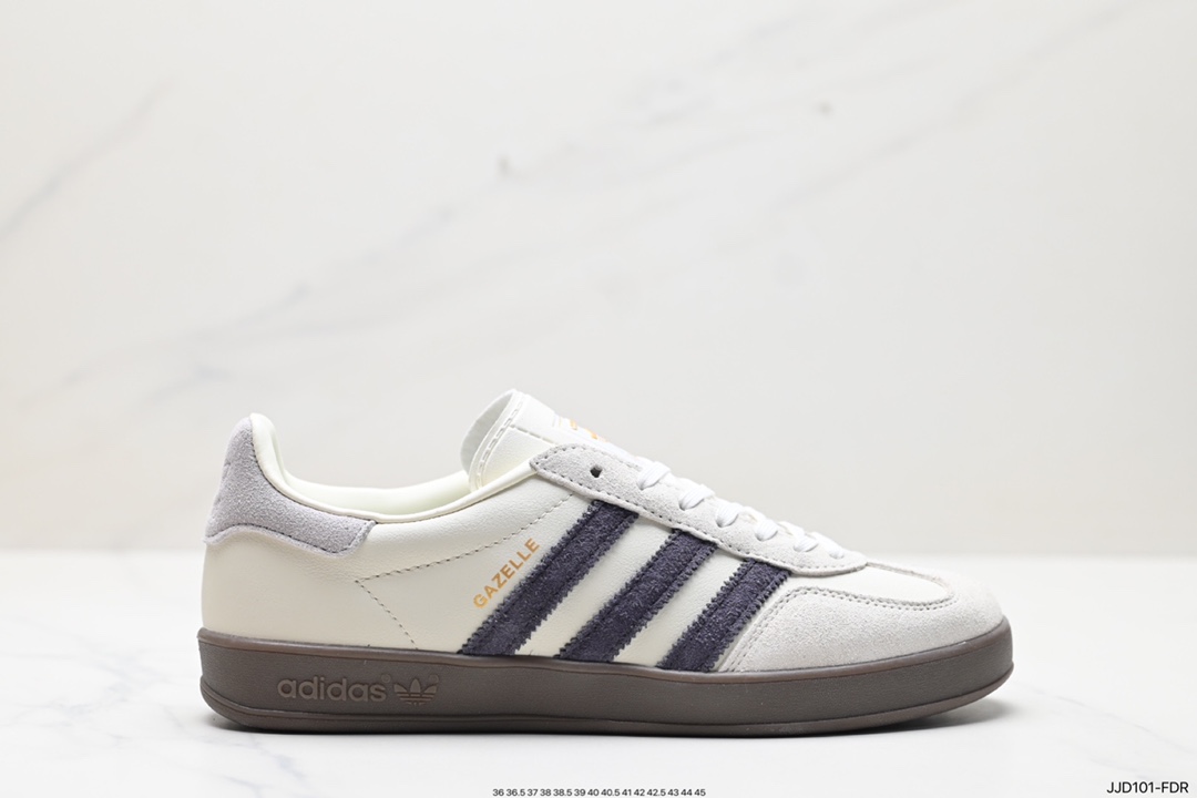 130 adidas Originals Gazelle INdoor Emmi 三叶草休闲防滑耐磨低帮板鞋 IH8548