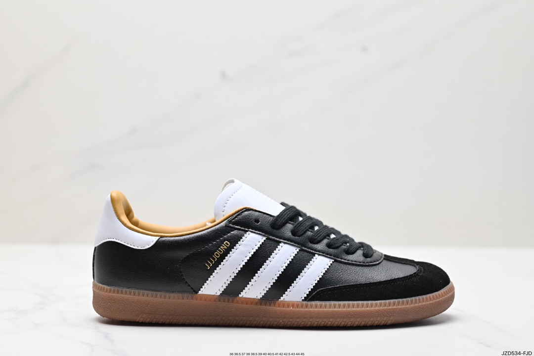 140 JJJJound x AD Originals Samba Classic”Studded Pack Black“桑巴舞板鞋 ID8707