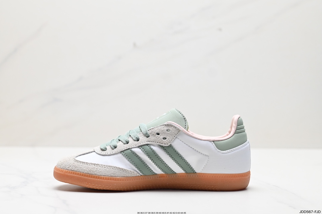 阿迪达斯三叶草Adidas Originals Samba Vegan OG”SPD”桑巴舞板鞋 ID0492