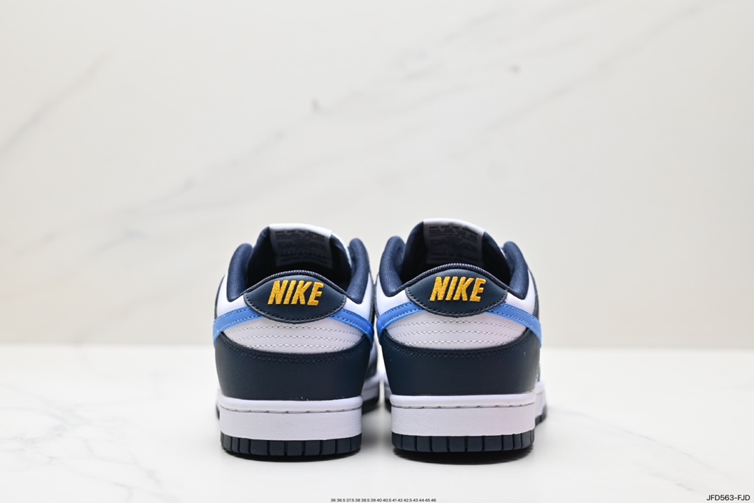 耐克Nike SB Dunk Low”Obsidian University Blue Orange”扣篮板鞋“曜石蓝白北卡蓝 FN7800-400