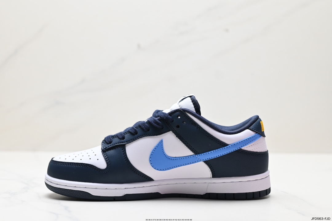 耐克Nike SB Dunk Low”Obsidian University Blue Orange”扣篮板鞋“曜石蓝白北卡蓝 FN7800-400