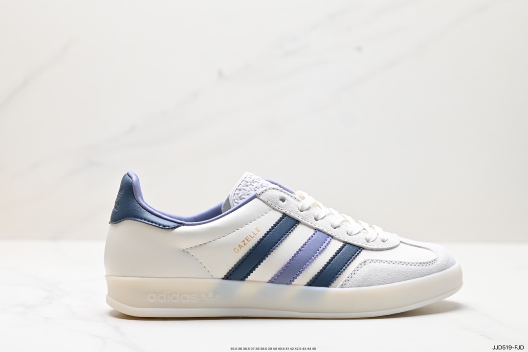 adidas Originals Gazelle INdoor 三叶草休闲防滑耐磨低帮板鞋  IG1643