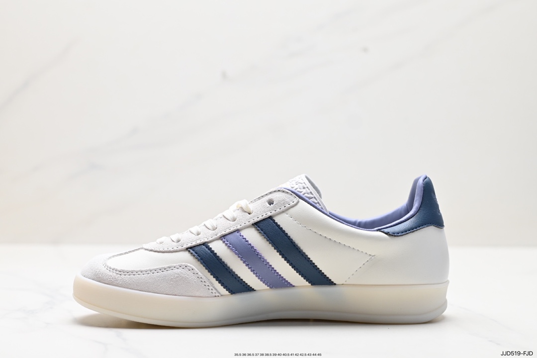 adidas Originals Gazelle INdoor 三叶草休闲防滑耐磨低帮板鞋  IG1643