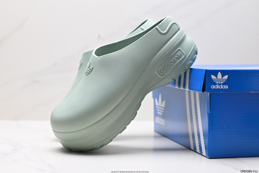 110 厨师拖鞋 adidas Originals AdiFOM Stan Smith Mule 运动凉鞋穆勒厨师鞋  IE7053