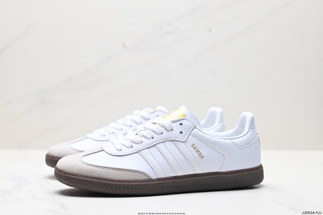 130 阿迪达斯三叶草ADIDAS SAMBA VEGAM桑巴舞系列绅士德训足球风百搭低帮休闲运动板鞋 BB2541