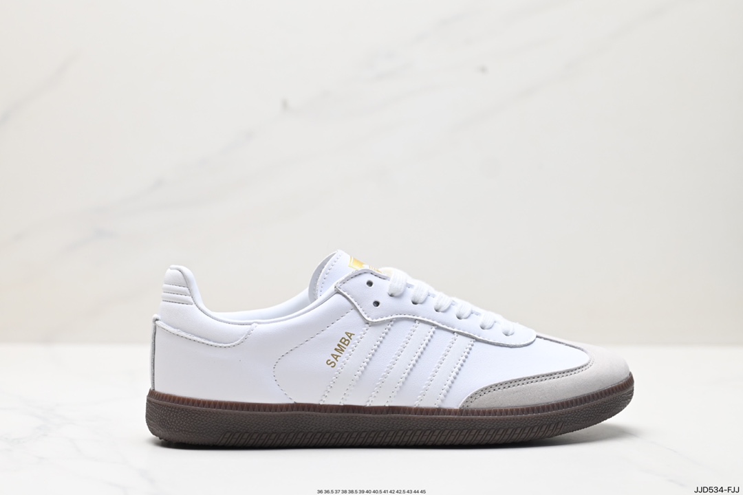 130 阿迪达斯三叶草ADIDAS SAMBA VEGAM桑巴舞系列绅士德训足球风百搭低帮休闲运动板鞋 BB2541