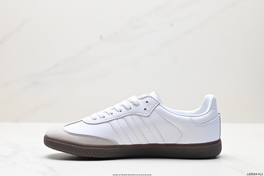 130 阿迪达斯三叶草ADIDAS SAMBA VEGAM桑巴舞系列绅士德训足球风百搭低帮休闲运动板鞋 BB2541