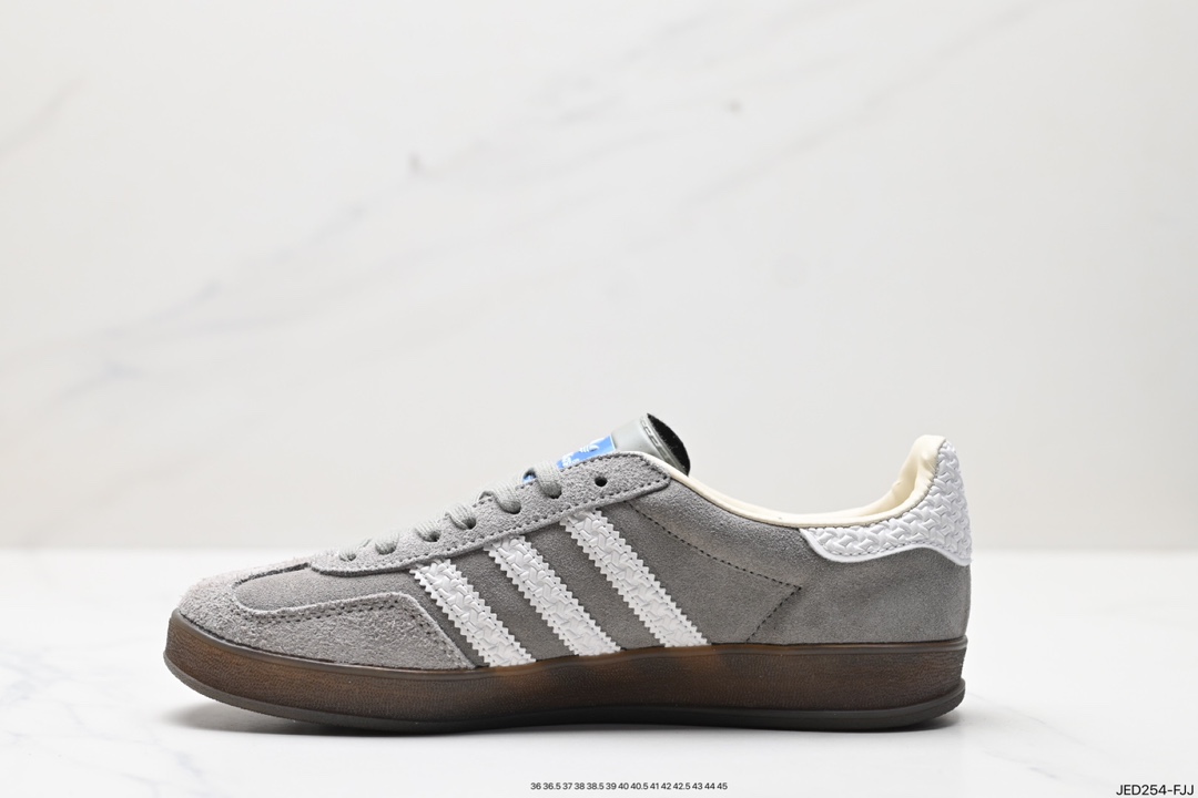 阿迪达斯Adidas Originals Gazelle Indoor 三叶草复古防滑耐磨低帮板鞋  IF1807