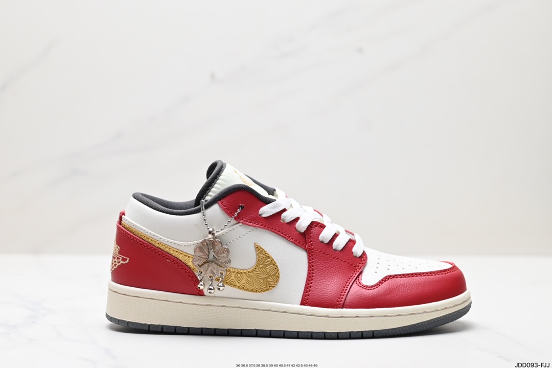 Air Jordan 1 Scarpe Sneaker Air Jordan Primo top
 Borgogna Verde Rosso Bianco Vintage Top bassi