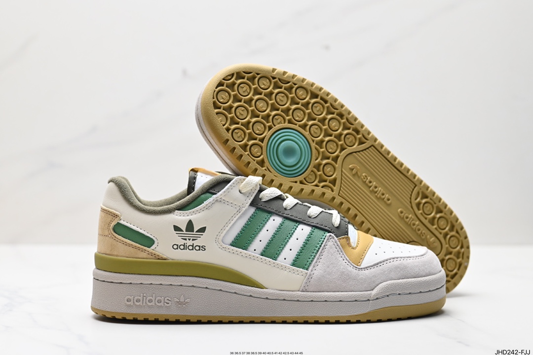 Adidas Forum LOW CL三叶草低邦经典魔术贴复古板鞋  ID6264