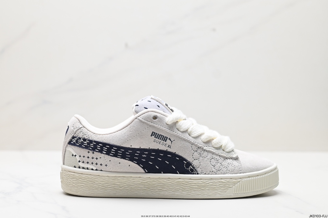 Puma Suede XL复古单品 彪马 防滑耐磨低帮德训板鞋  395777-02