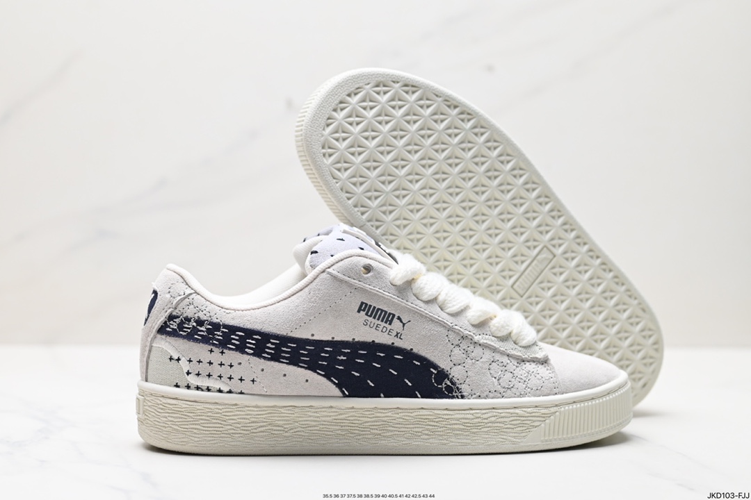 Puma Suede XL复古单品 彪马 防滑耐磨低帮德训板鞋  395777-02