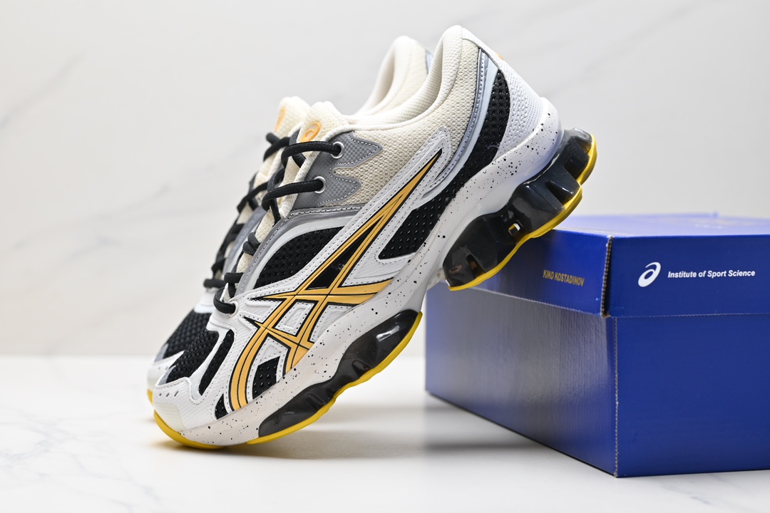 190 日本业专鞋跑品牌·士瑟亚/ASICS Gel-Quantum Kinetic”Carbon Pure Gold“跑鞋 1201A869-021