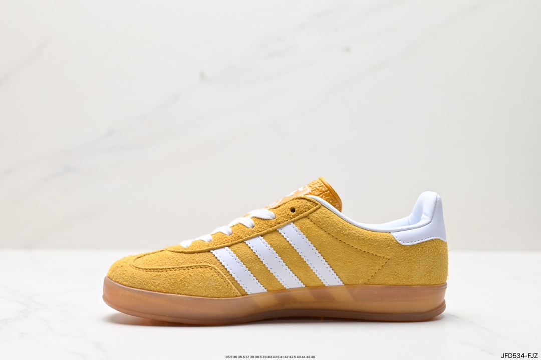 阿迪达斯Adidas Originals Gazelle Indoor 三叶草复古防滑耐磨低帮板鞋  HQ8716