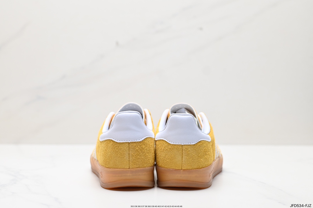 阿迪达斯Adidas Originals Gazelle Indoor 三叶草复古防滑耐磨低帮板鞋  HQ8716