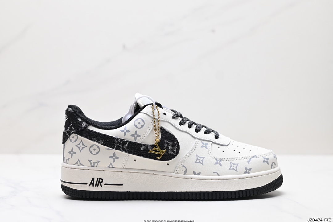 140 NIke Air Force 1 ‘07 Low “LV联名暗夜精灵牛仔”空军一号  LU0251-132