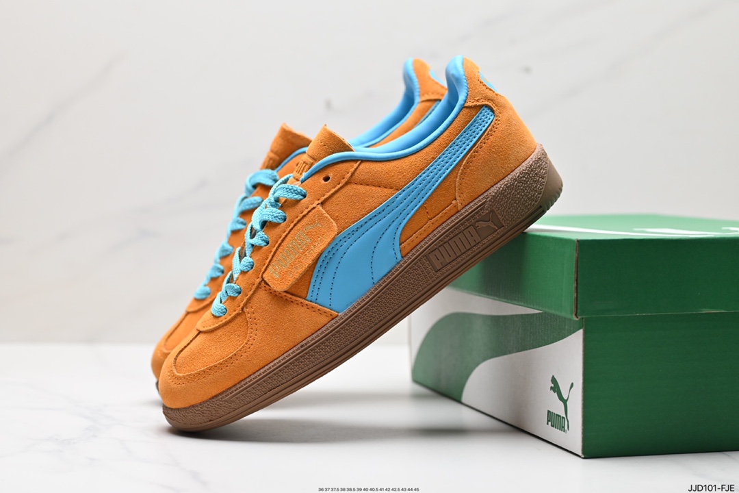 彪马PUMA Palermo OG 防滑耐磨低帮德训板鞋 396463-05