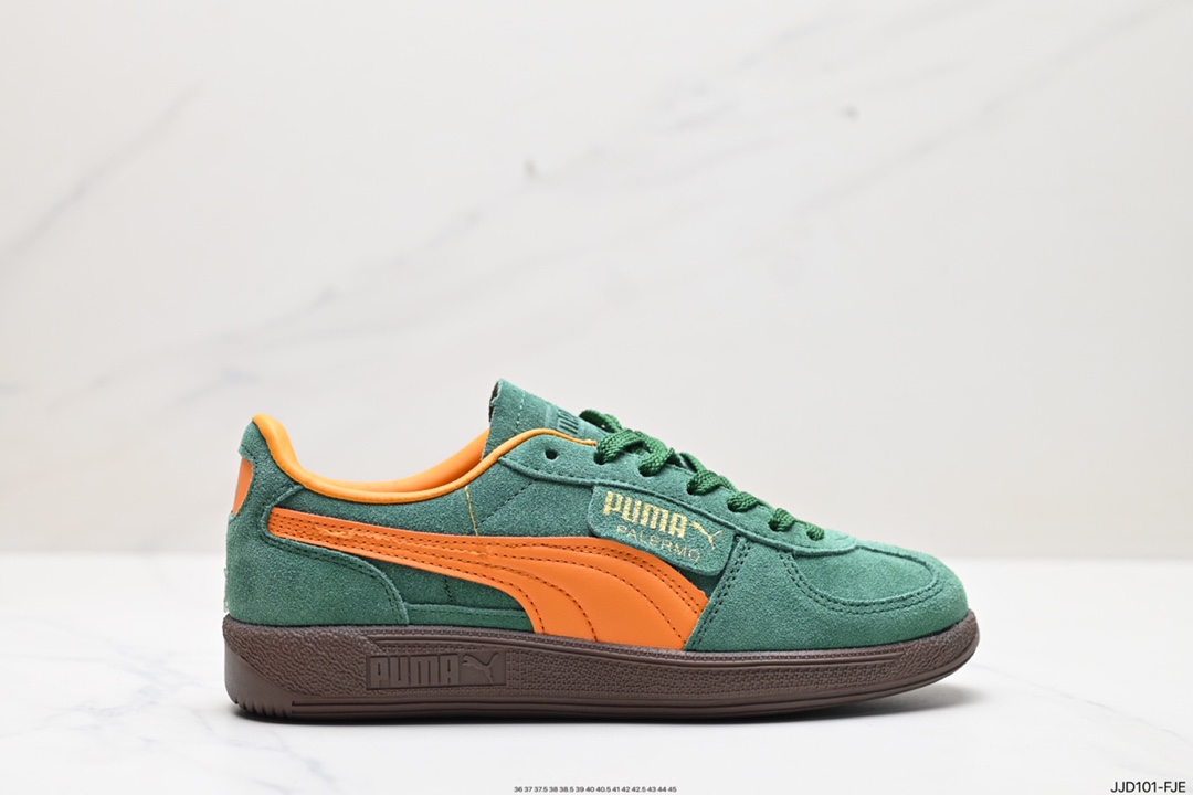 彪马PUMA Palermo OG 防滑耐磨低帮德训板鞋 396463-05