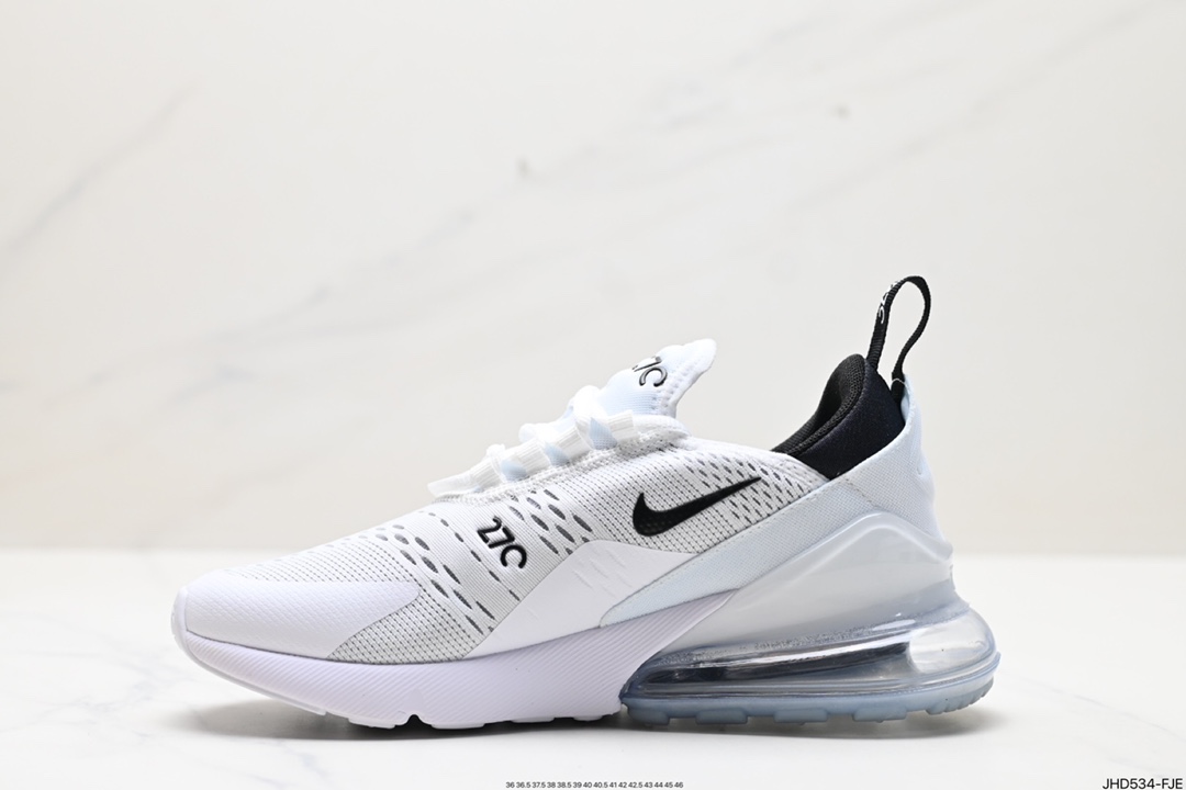 190 Nike Air Max 270混合科技透气后掌半气垫慢跑鞋 AH8050-100