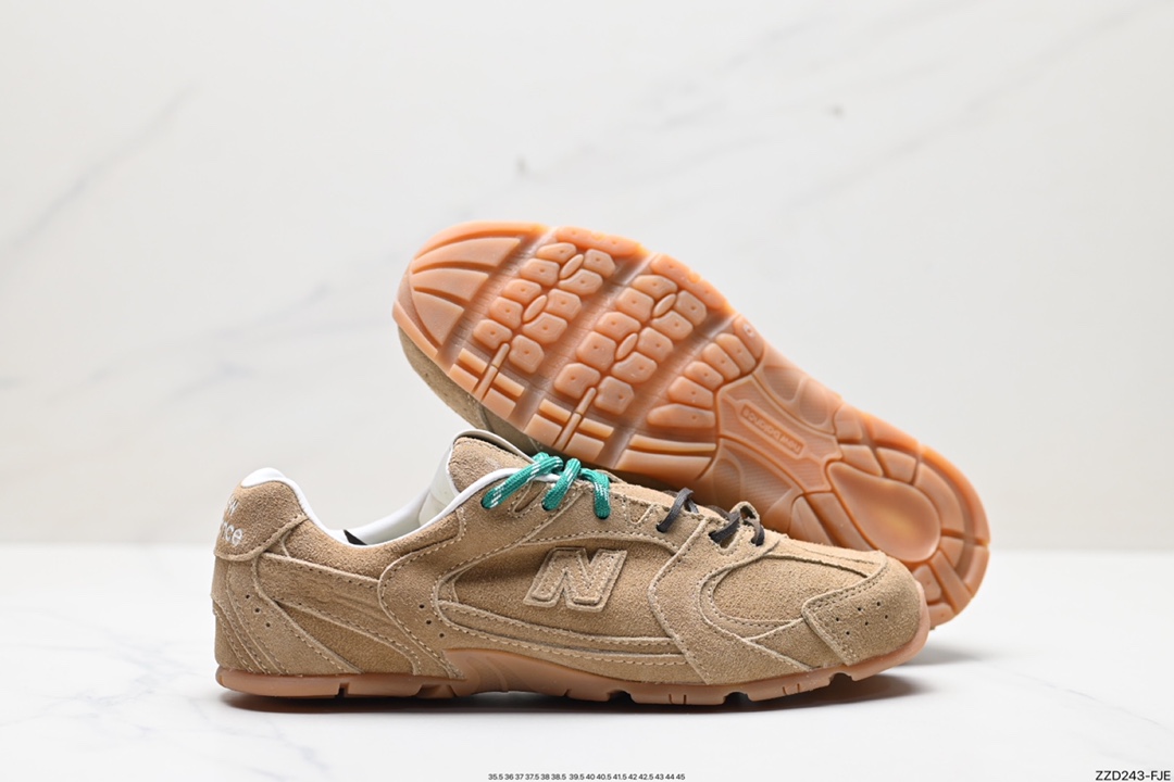 250 缪缪MiuMiu x NB新百伦New Balance 530 SL系列低帮慢跑鞋“联名翻毛卡其鞋带”5E165E_Z5O_F0401_F_D005