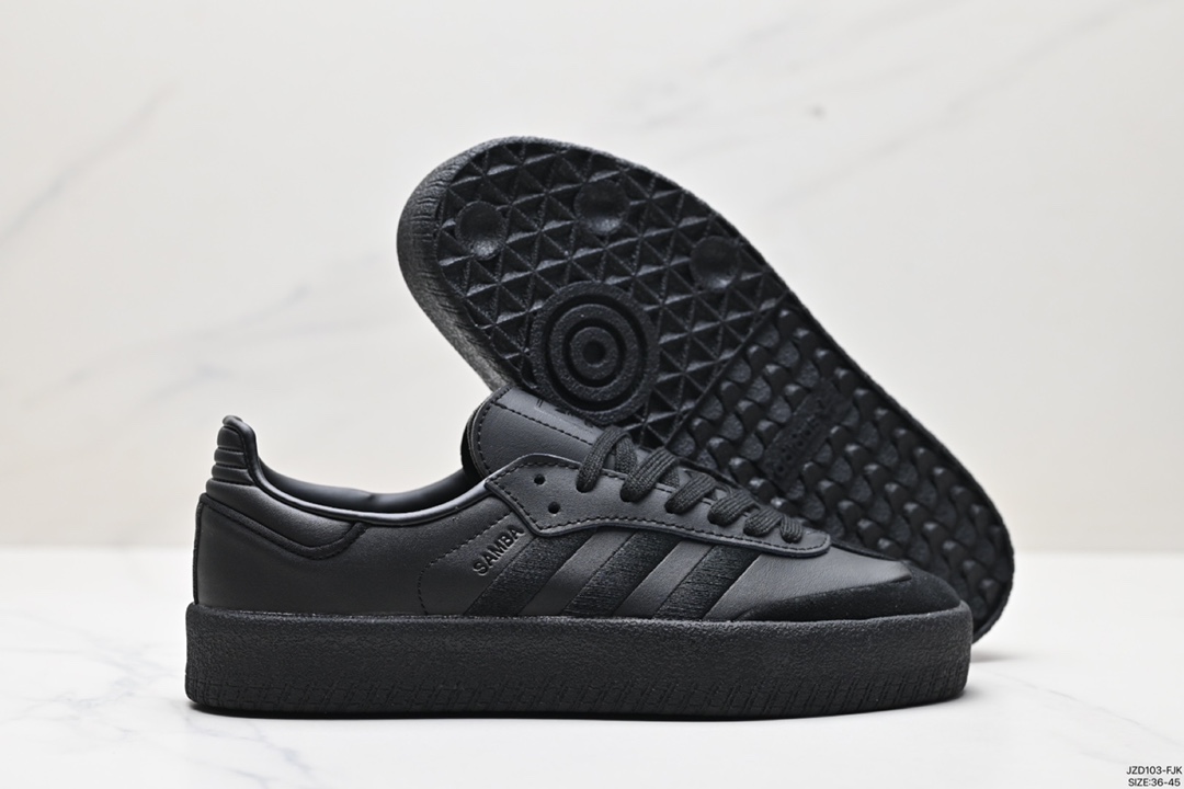 阿迪达斯三叶草Adidas Originals Samba Vegan OG”SPD“桑巴舞板鞋 ID0448