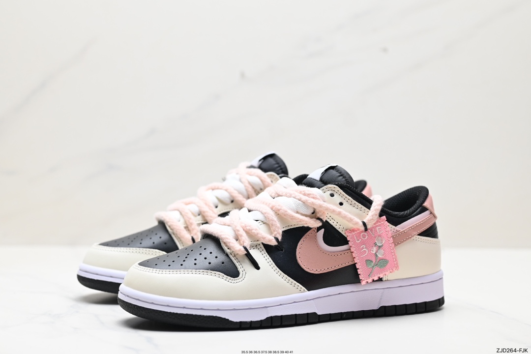 Nike SB Dunk Low 可可摩卡 美式黑棕 解构抽绳鞋带 FD1232-001