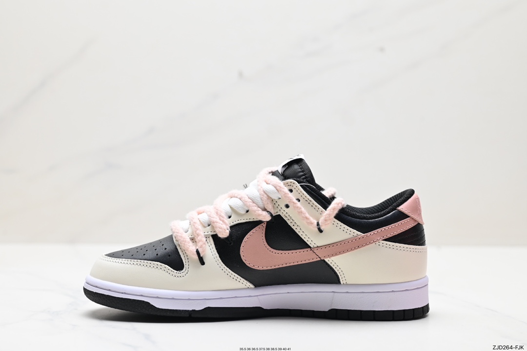 Nike SB Dunk Low 可可摩卡 美式黑棕 解构抽绳鞋带 FD1232-001