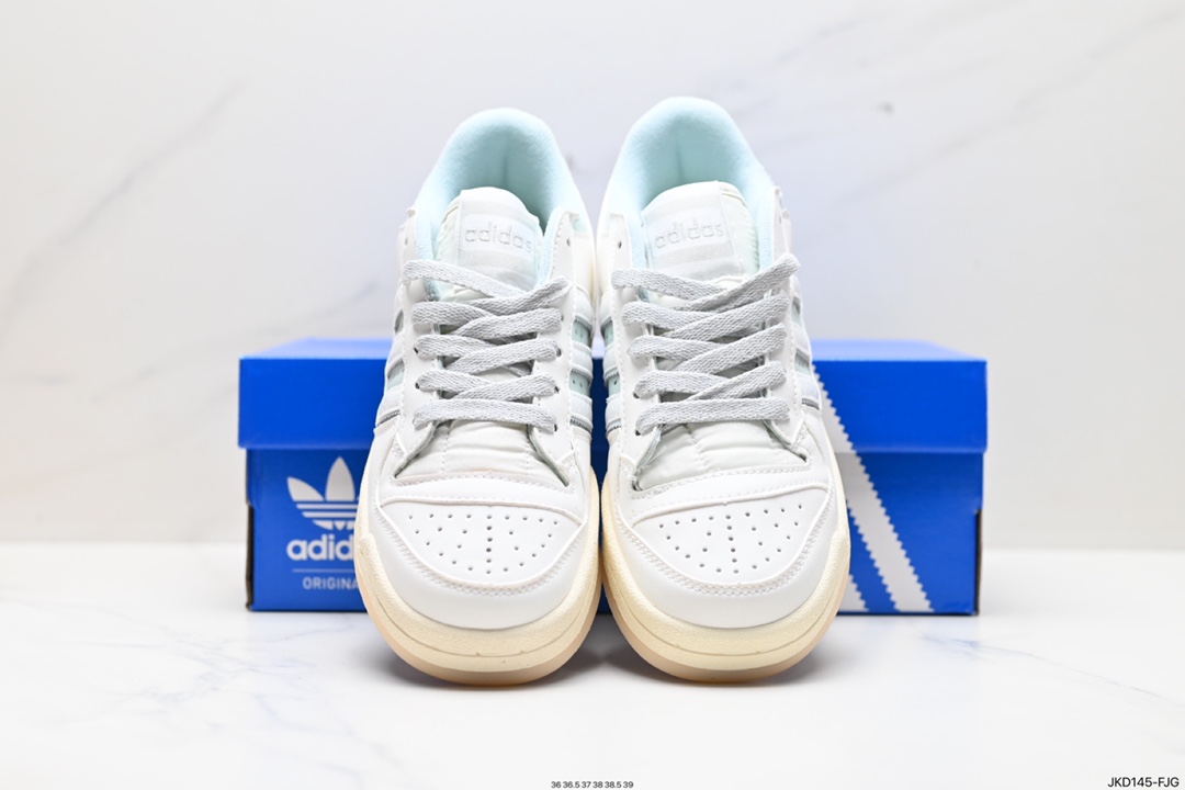 160 阿迪达斯 Adidas Forum Low CL 低帮百搭潮流休闲运动板鞋 IG3973