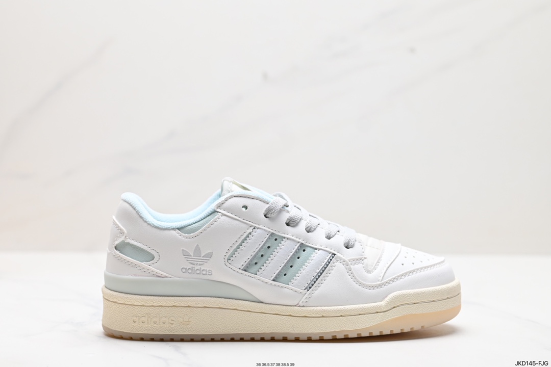 160 阿迪达斯 Adidas Forum Low CL 低帮百搭潮流休闲运动板鞋 IG3973