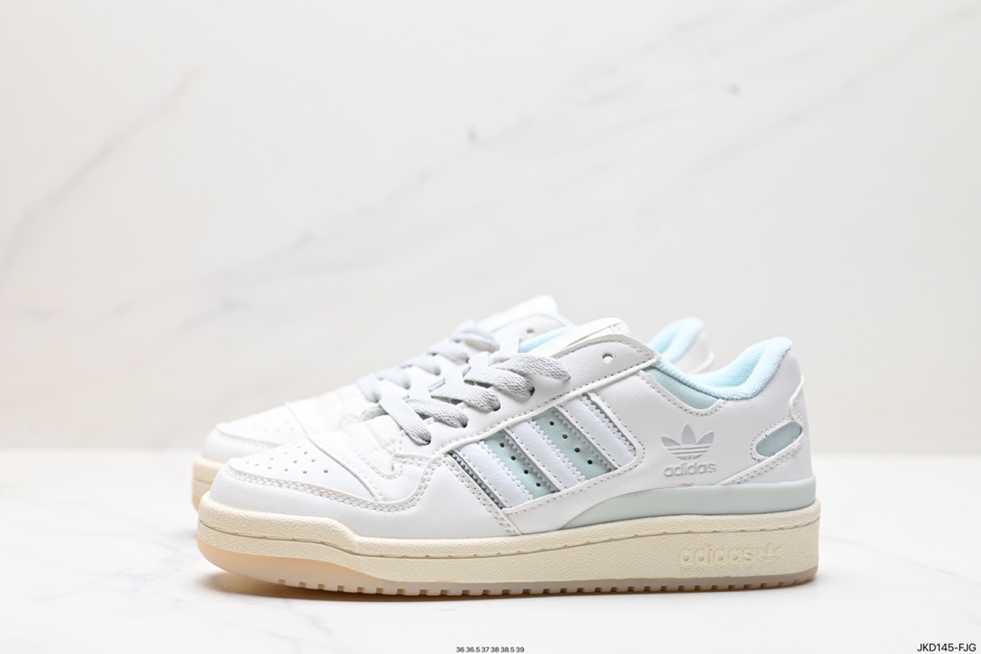 160 阿迪达斯 Adidas Forum Low CL 低帮百搭潮流休闲运动板鞋 IG3973