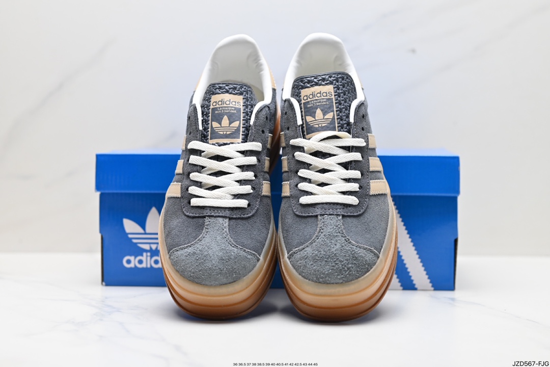 140 阿迪达斯Adidas Gazelle Bold w 低帮复古百搭休闲运动板鞋 IE0428