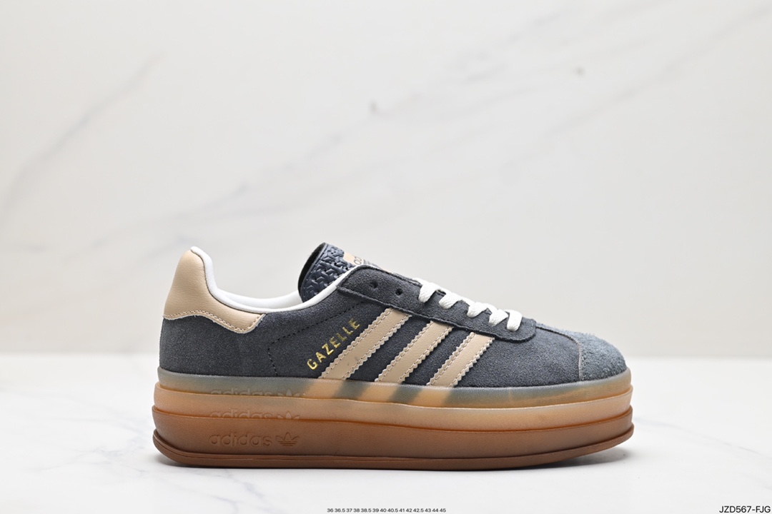 140 阿迪达斯Adidas Gazelle Bold w 低帮复古百搭休闲运动板鞋 IE0428