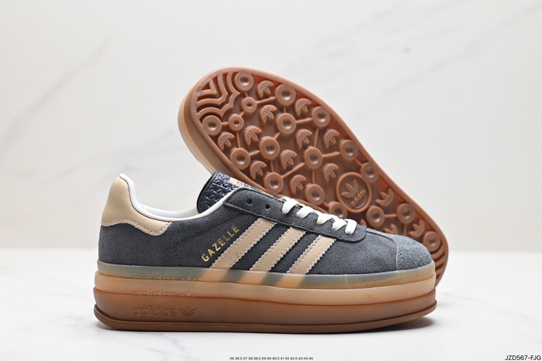 140 阿迪达斯Adidas Gazelle Bold w 低帮复古百搭休闲运动板鞋 IE0428