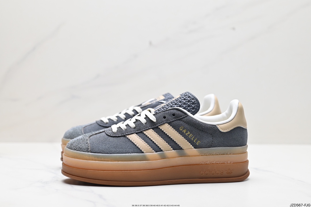 140 阿迪达斯Adidas Gazelle Bold w 低帮复古百搭休闲运动板鞋 IE0428