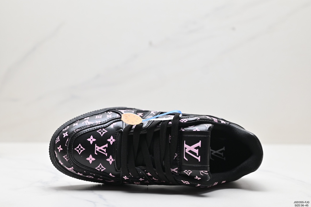 180 全新LV路易威登Louis Vuitton Trainer Sneaker Low休闲运动文化百搭板鞋