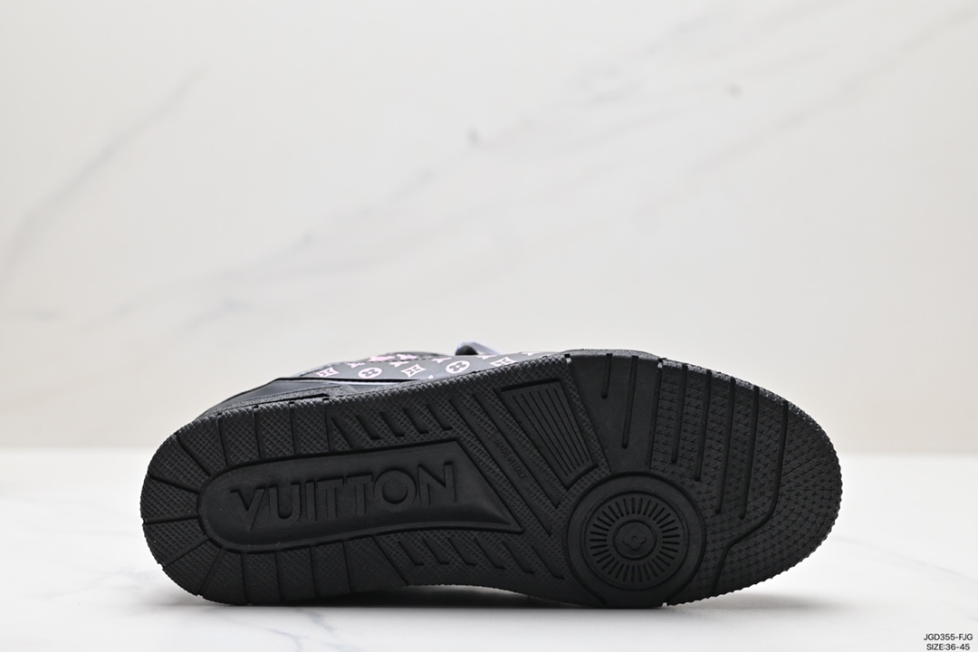 180 全新LV路易威登Louis Vuitton Trainer Sneaker Low休闲运动文化百搭板鞋