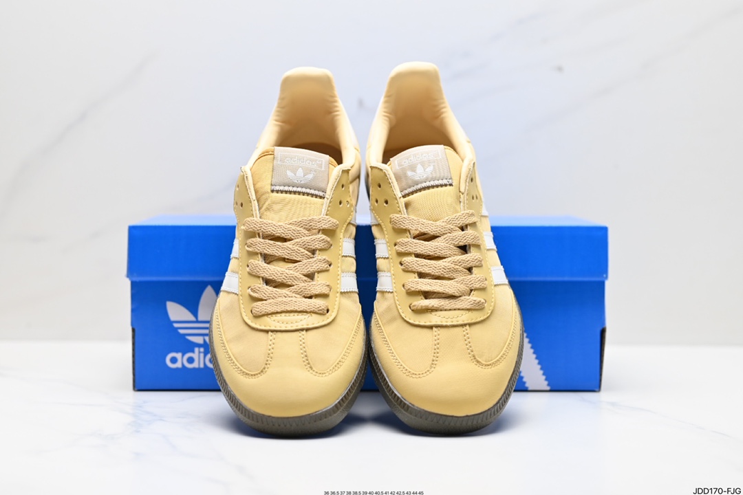 120 阿迪达斯三叶草ADIDAS SAMBA OG桑巴舞系列绅士德训足球风百搭低帮休闲运动板鞋 IG6170