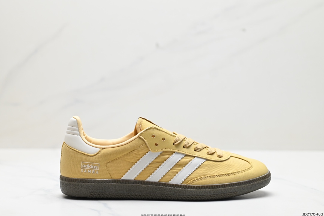 120 阿迪达斯三叶草ADIDAS SAMBA OG桑巴舞系列绅士德训足球风百搭低帮休闲运动板鞋 IG6170