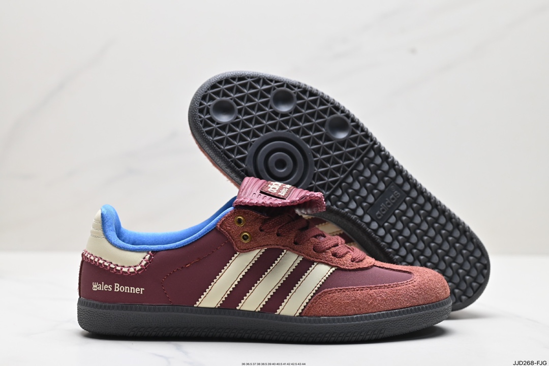 130 阿迪达斯三叶草Adidas Originals Samba Vegan OG”SPD“桑巴舞板鞋 IE0586