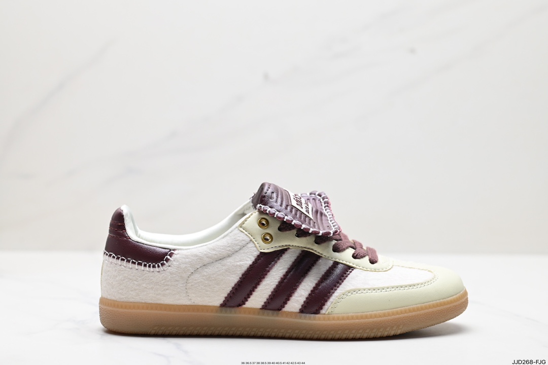 130 阿迪达斯三叶草Adidas Originals Samba Vegan OG”SPD“桑巴舞板鞋 IE0586