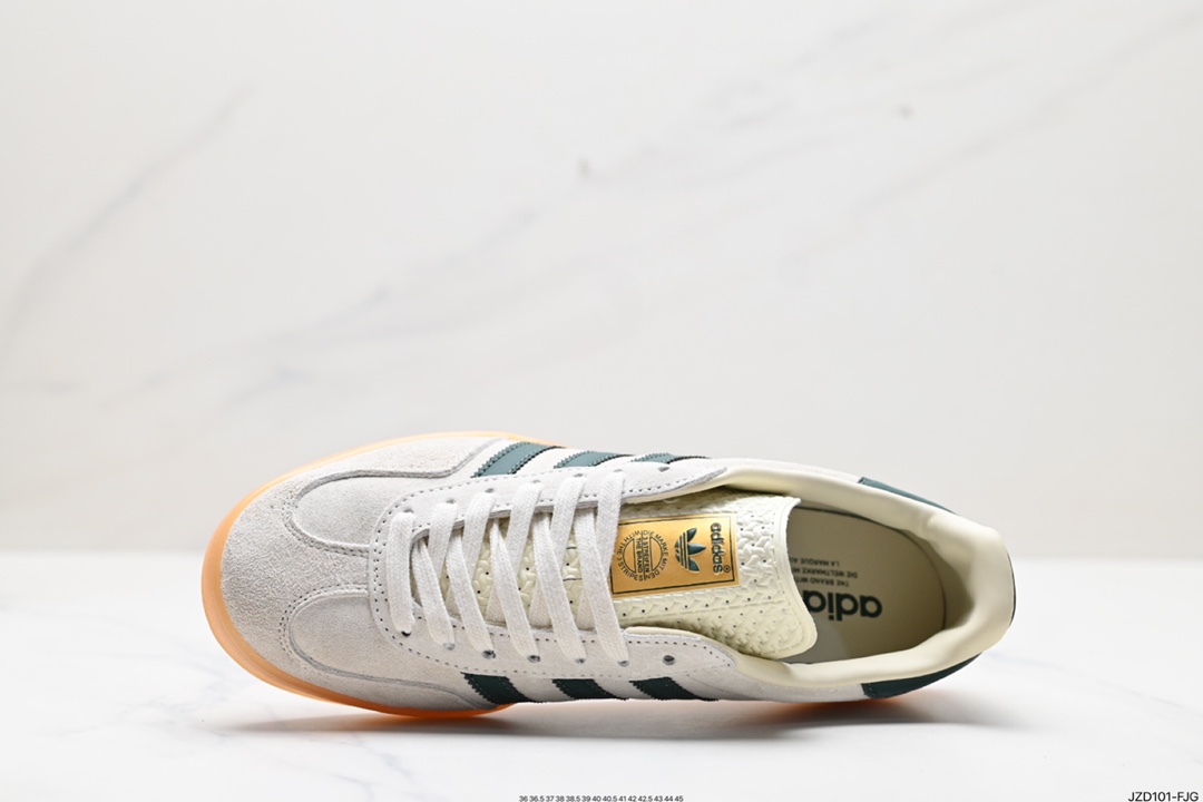 140 阿迪达斯Adidas originals Gazelle Indoor 这款阿迪达斯运动鞋 IH7502