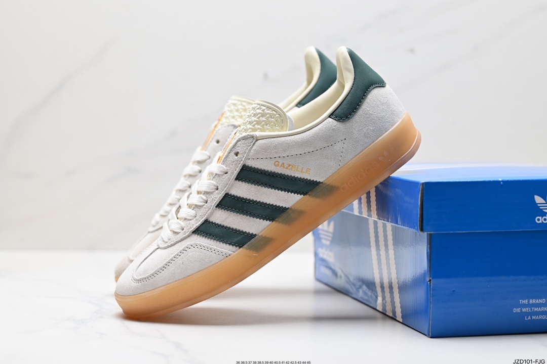 140 阿迪达斯Adidas originals Gazelle Indoor 这款阿迪达斯运动鞋 IH7502