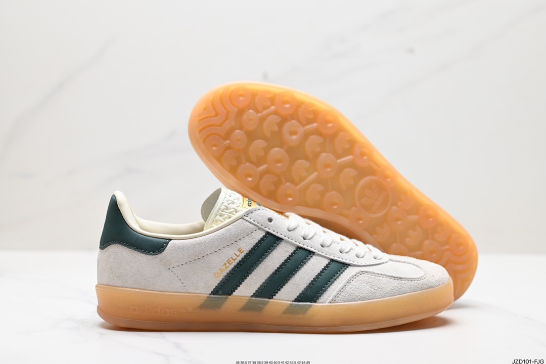 140 阿迪达斯Adidas originals Gazelle Indoor 这款阿迪达斯运动鞋 IH7502